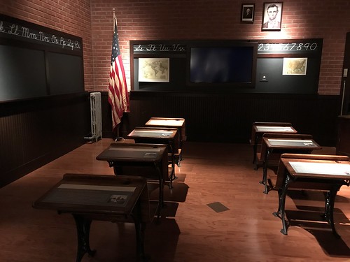 Schoolroom recreation. From History Comes Alive at the Southern Ute Museum