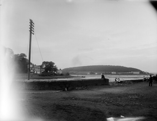 ferguso’connor ferguso’connorcollection glassnegative nationallibraryofireland tidalarea houses children telegraphpole stonewall locationidentified crosshaven countycork curraghbinny riverowenabue corkharbour promontory wall terrace motorcycle sidecar wickersidecar cork explore