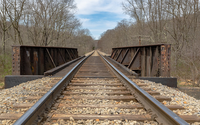 Railroad bridge & tracks