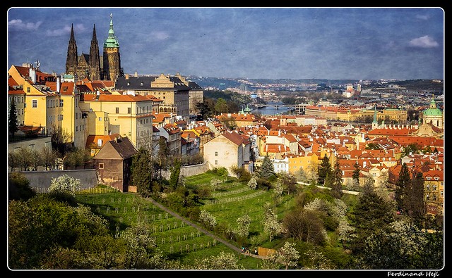 Praha - Prague_Prague castle_Vltava river_Czechia