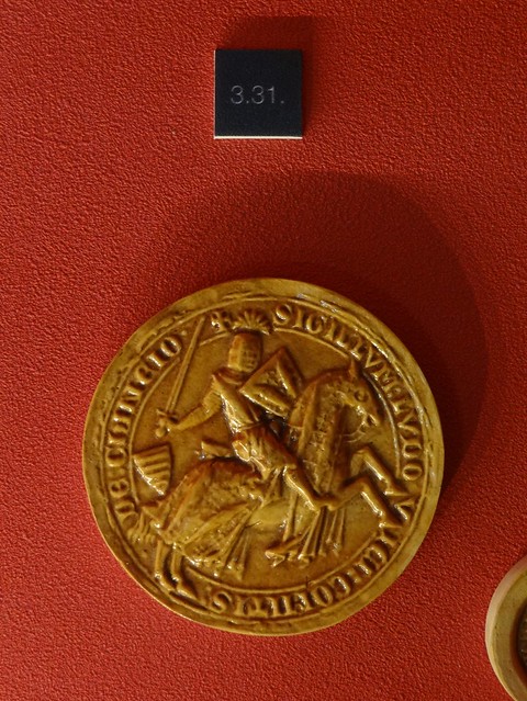 1268-1299 - 'replica seal of Lodewijk/Louis V of Loon, count of Chiny', Le Musée gaumais, Virton, province of Luxemburg, Belgium