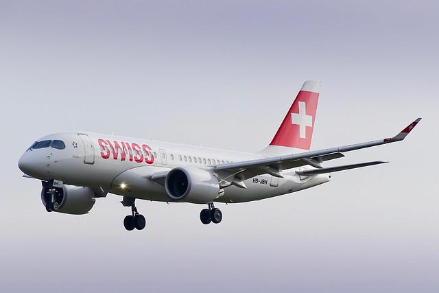 SWISS - CS100 / A220-100 [HB-JBH] at Luxembourg Airport - 06/04/19