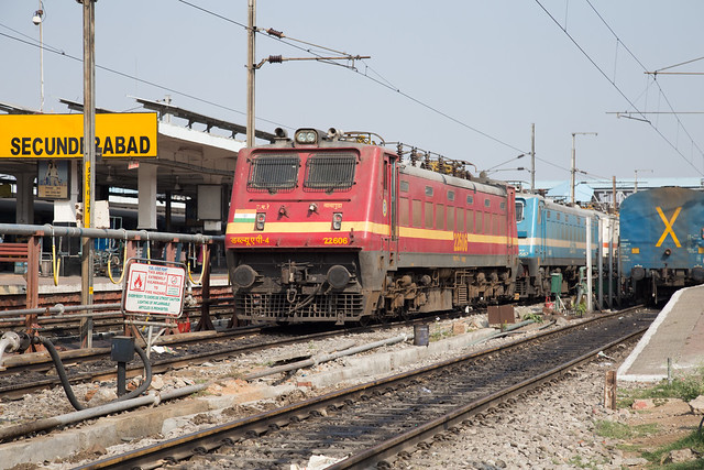 Indian Railways WAP-4 22606 Secunderabad Junction