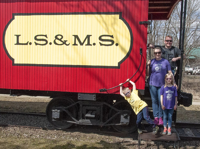 Caboose Trail, Young Family, April 6, 2019
