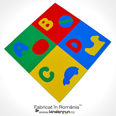 Saltea Tematica Copii Litere _05 Kinderfun Soft Play Romania