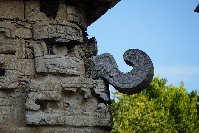 Mexiko, Yucatan, Chichén-Itzá, Relief mit der Maske der Regengott Chaak