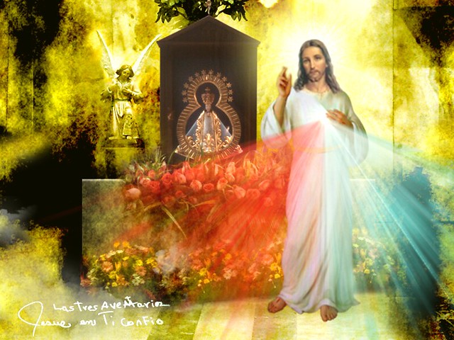 Jesus Con su Mami advocacion virgen de suyapa Honduras
