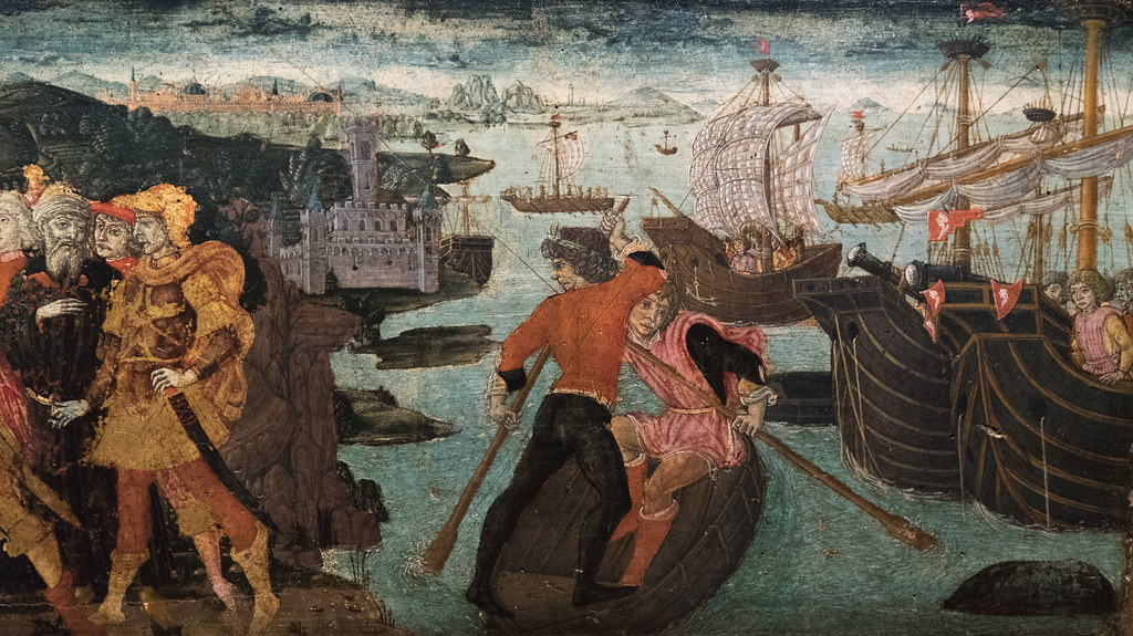 Guidoccio Cozzarelli (1450-1517) "Le Départ d'Ulysse" dét.… | Flickr