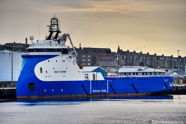 NAO Storm - Aberdeen Harbour Scotland - 14/02/2029