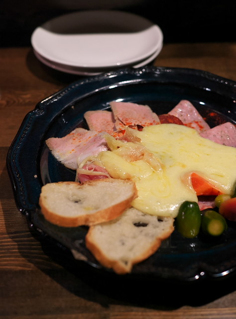 Smoked Ham with Raclette Cheese