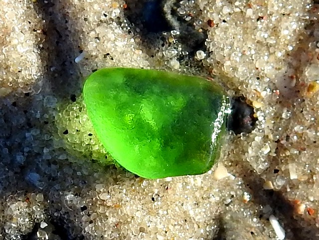 Hot Sea Glass and Cold Beach Sand