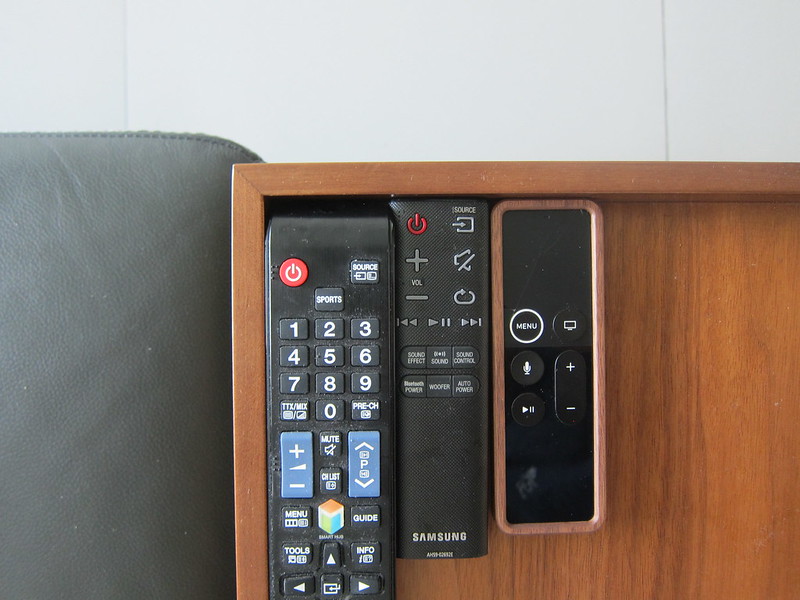 Flosku Walnut Case for Apple TV Remote - Matches Furniture