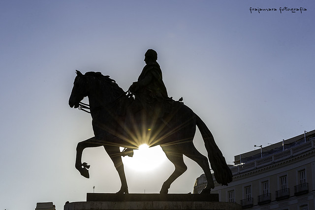Carlos III en la Puerta del Sol