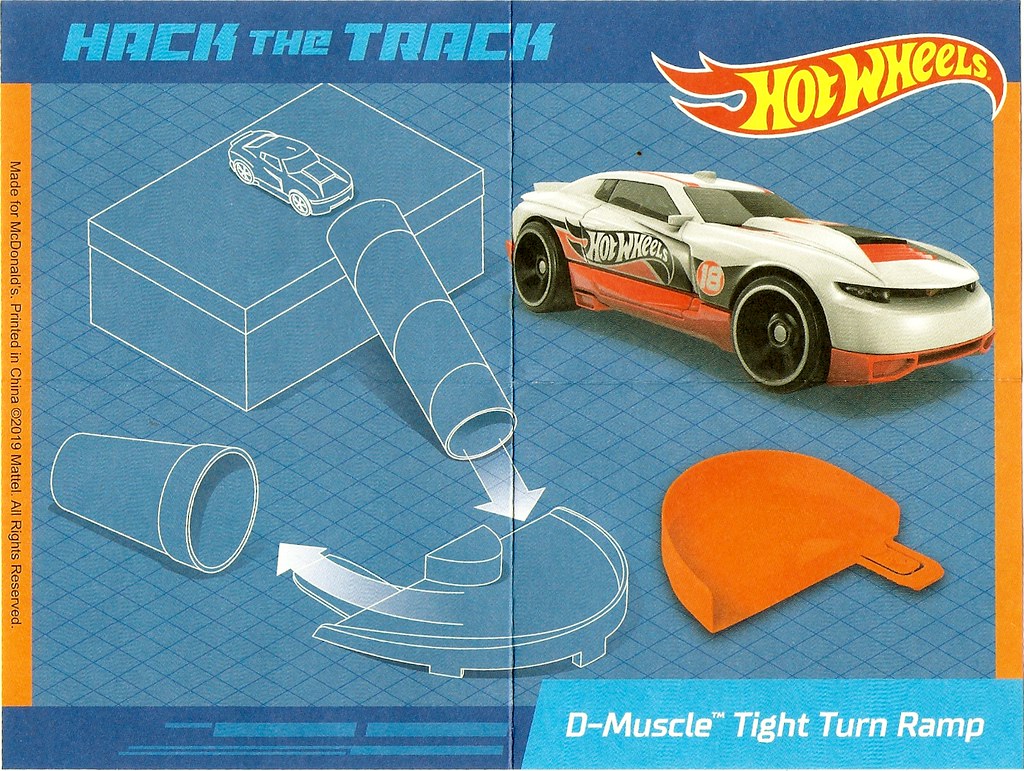 Details about   2019 McDonalds Hot Wheels Happy Meal #4 D-Muscle Tight Turn Ramp NEW SEALED 