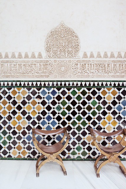 Alhambra Tiles and Chairs