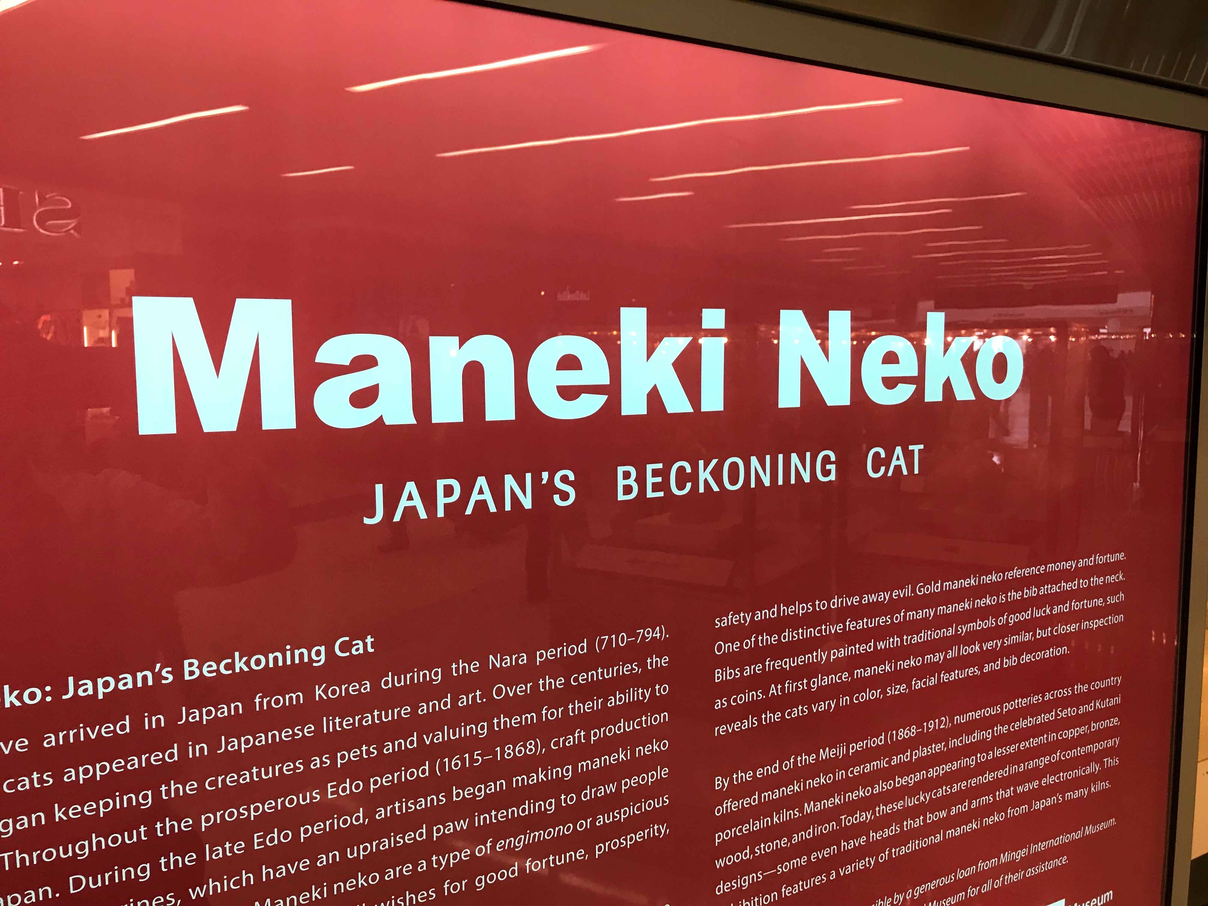 Maneki Neko Signage