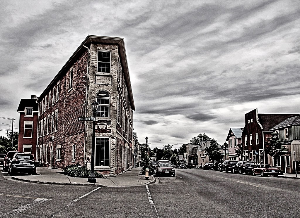 Elora Ontario - Canada - Gordon Block - Heritage Building