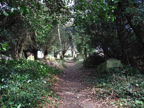 Path through the Hanging Cemetery SWC Short Walk 40 - Harrow-on-the-Hill (South Kenton or Northwick Park to Harrow-on-the-Hill)