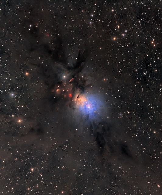 NGC 1333 taken with 3 telescopes over 3 years