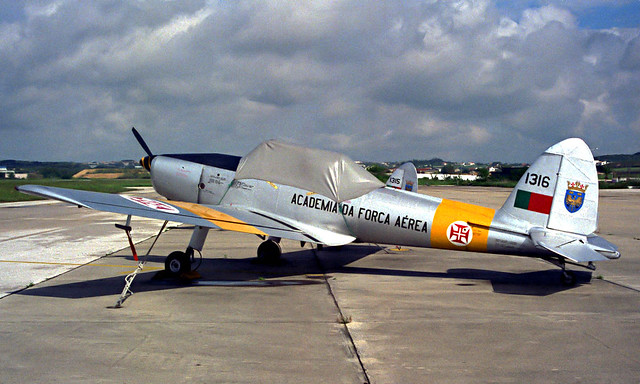 1316  OGMA DHC.1 Chipmunk T.20 [OGMA-06] (Portuguese Air Force) Sintra-Lisbon~CS 06/05/2000