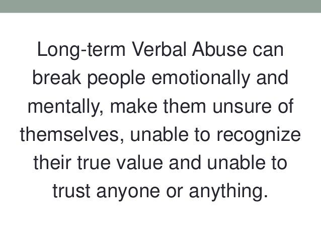 Verbal abuse quotes and sayings