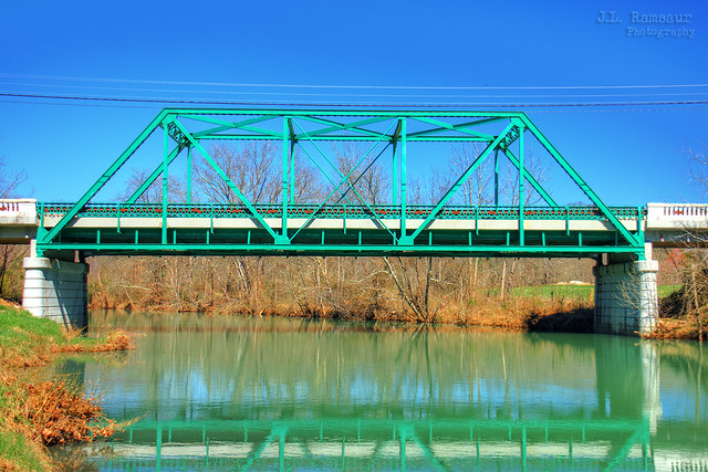 York Homestead Bridge - Pall Mall, Tennessee