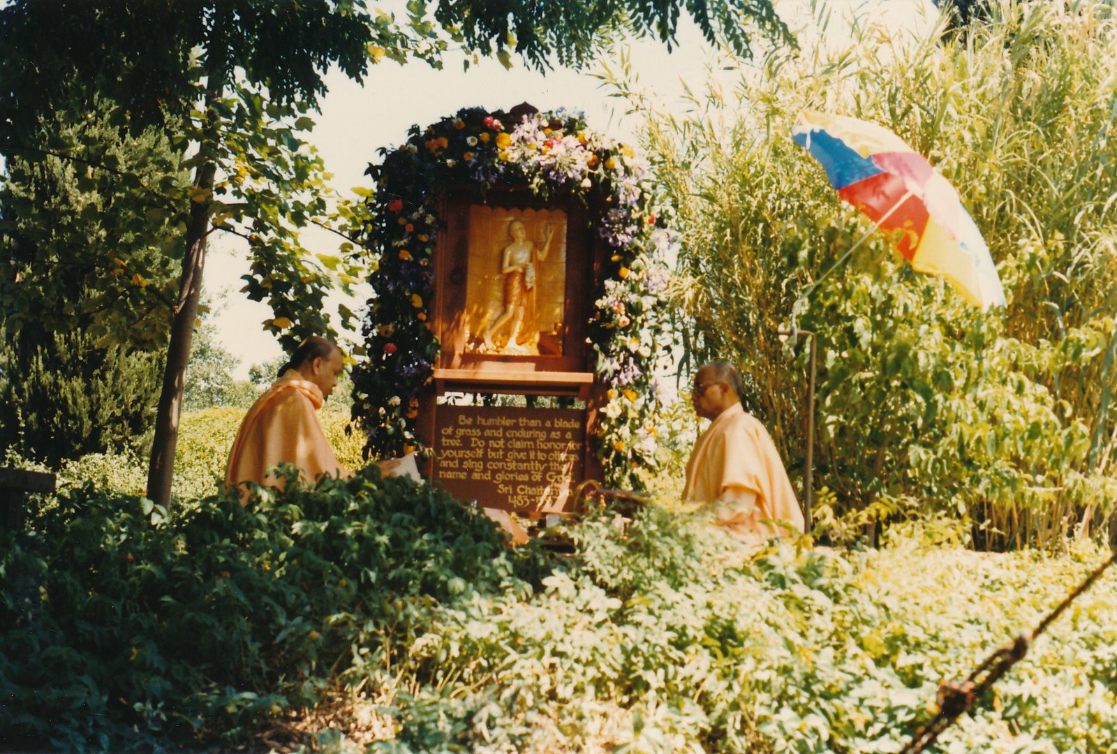 Swami Shraddhananda Swami Prabuddhananda Sri Chaitanya Dedication 2