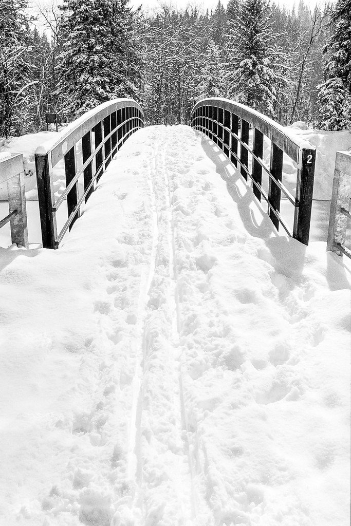 Bridge Over Icy Waters | After a little fresh snow, at least… | Flickr