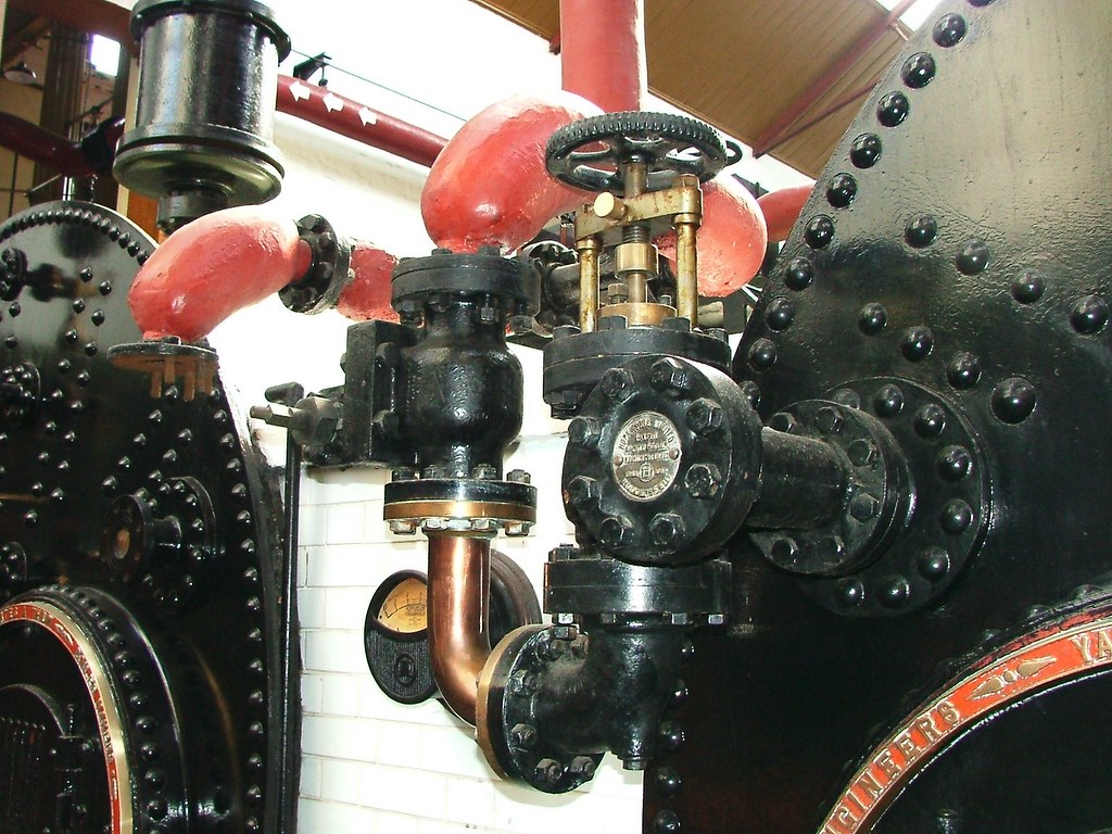 Complexities of steam | More steam valves on some boilers at… | Flickr
