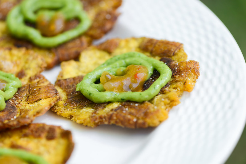 Tostones with Skirt Steak