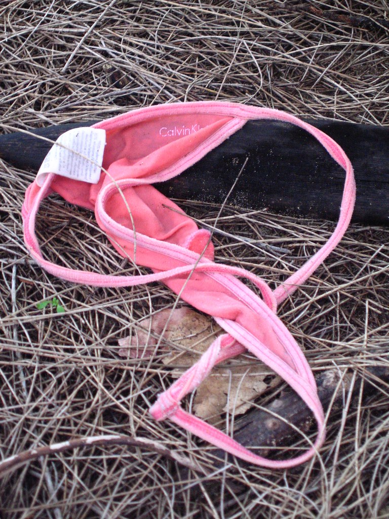 found -- one used thong, sitting right off the path to hana…