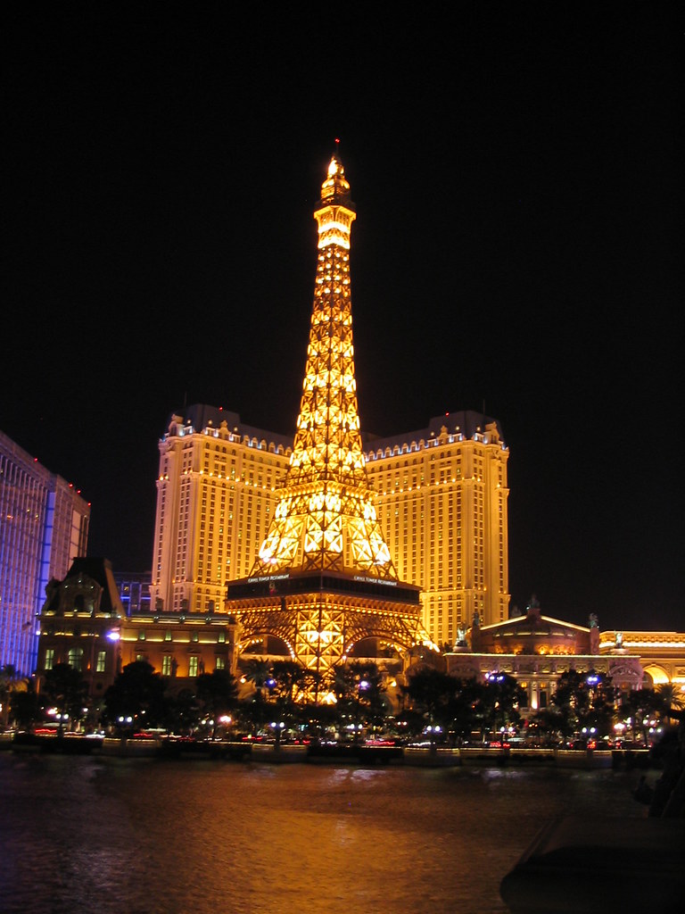 The Paris hotel in Las Vegas, Nevada. The hotel includes a half