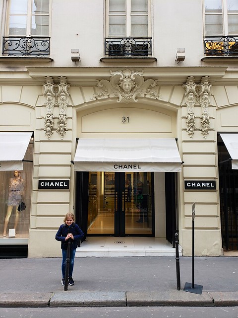 Violet Outside The Original Chanel Store, At 31 Rue Cambon.…