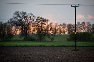 Farm at Sunset - Kirkby on Bain, Lincolnshire UK