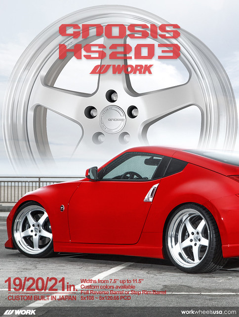 WORK Gnosis HS203 370Z News Release | We just completed the … | Flickr