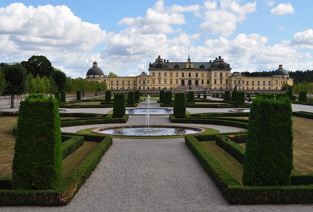 Château de Drottningholm, Stockholm, Suède.