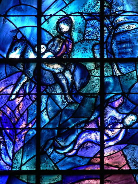 Wed, 04/27/2011 - 14:45 - Marc Chagall Stained Glass. Reims Cathedral, France 27/04/2011