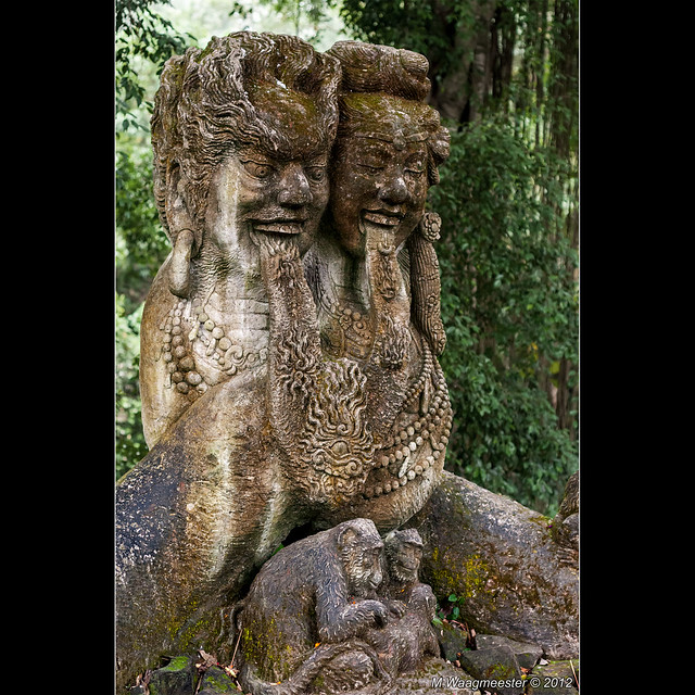 Statue in Monkey Forest, Ubud
