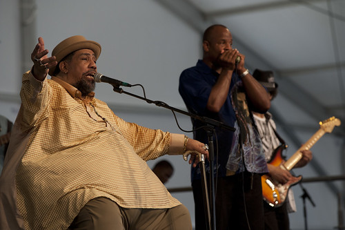 Big Al Carson at Jazz Fest 2012.  Photo Ryan Hodgson-Rigsbee.