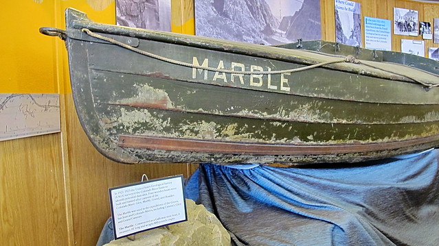 Marble - USGS Survey Boat 1921-1923 - Glen Canyon Dam Visitor Center Exhibit