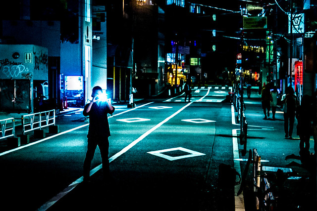Shibuya today / Midnight flasher