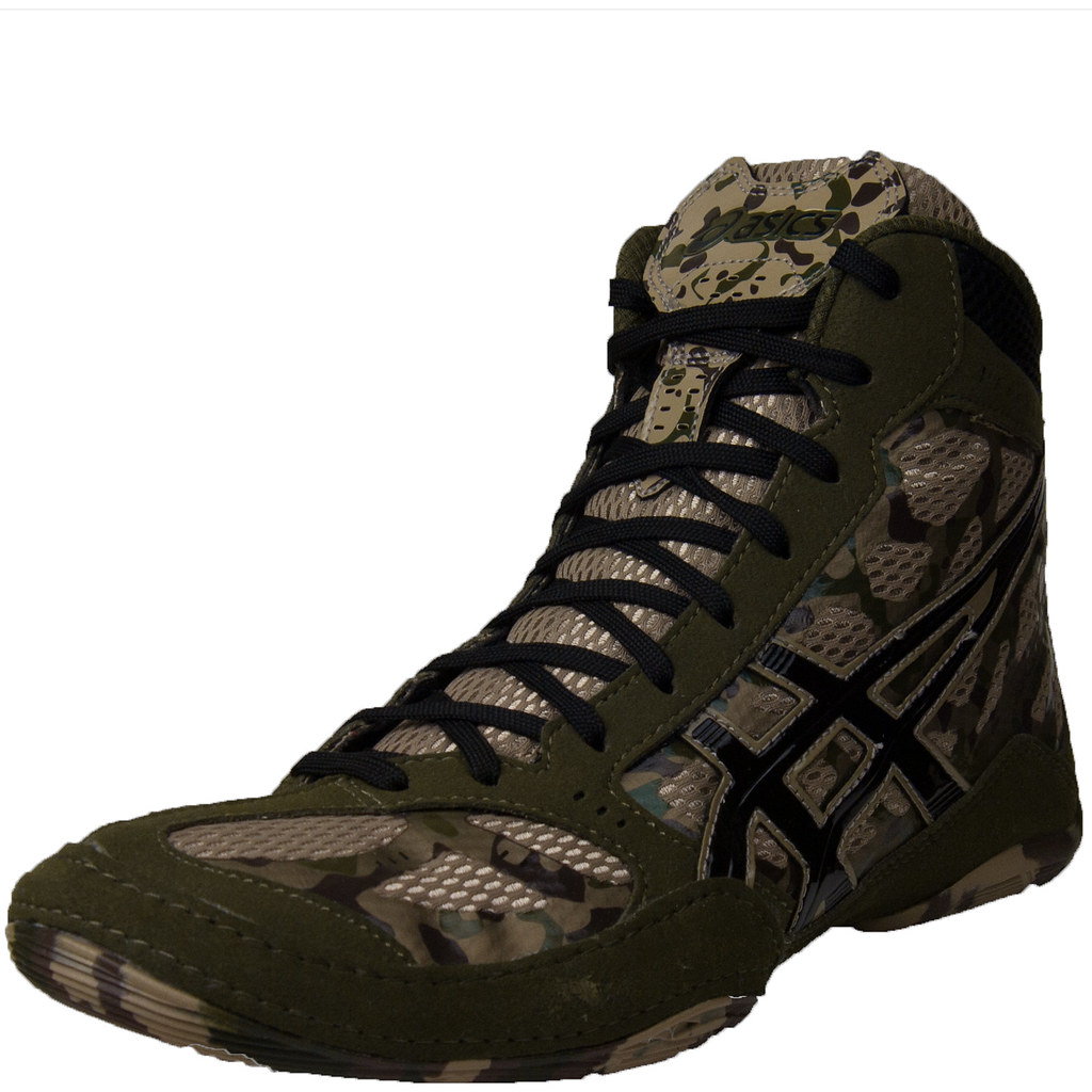 asics camo wrestling shoes