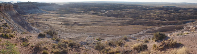 Blue Mesa Panorama (Petrified Forest National Park)