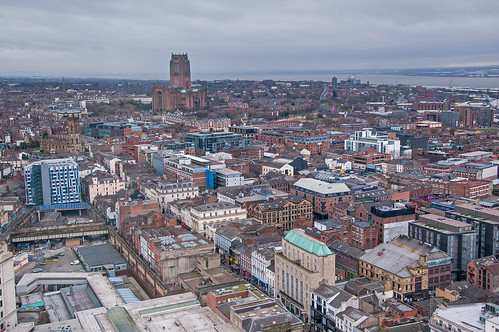 Liverpool cityscape view towards Liverpool Cathedral | Flickr