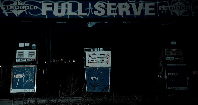 Abandoned Gas Station, Violet Hill, Ontario - April 21, 2012