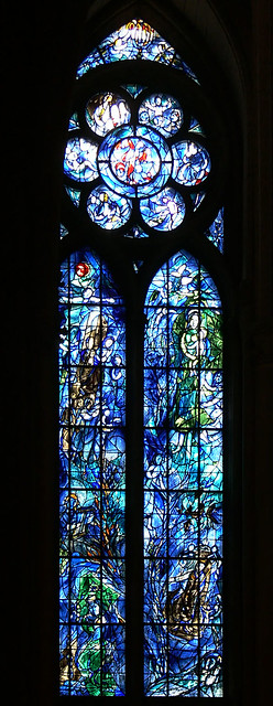 Wed, 04/27/2011 - 14:40 - Marc Chagall Stained Glass. Reims Cathedral, France 27/04/2011