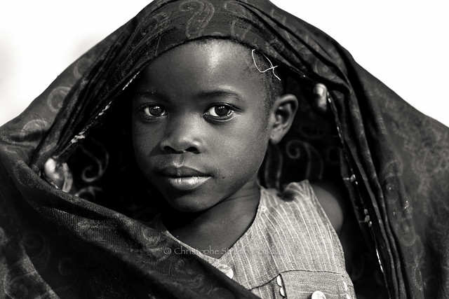 Lendu princess in black - DR Congo -