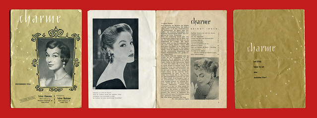 Friseurwerbeheft 1956 Seiten 1,2,3u.16