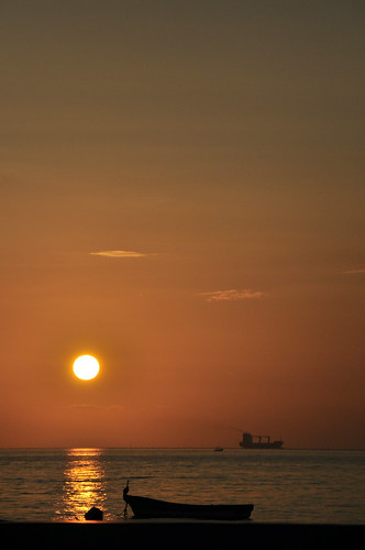 sea sun sunrise mexico dawn boat veracruz