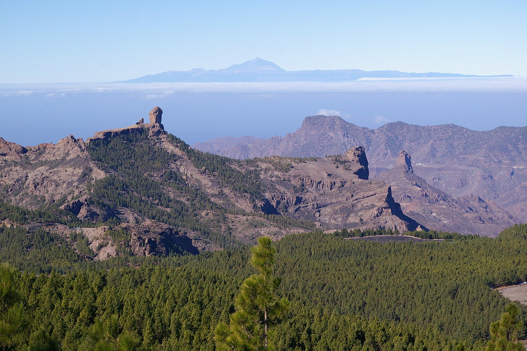 Desde El Mirador Pico De Las Nieves Cumbres Gran Canaria Flickr